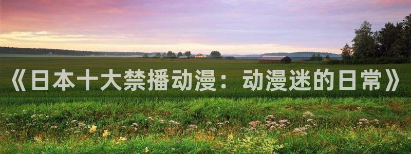 omofun动漫网在线观看：《日本十大禁播动漫：动漫迷的日常》